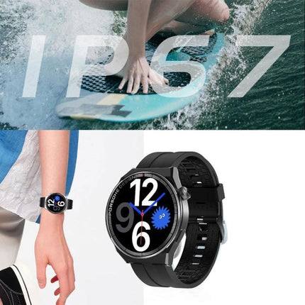 A Versatile Watch for Daily Fitness and Outdoor Activities — smartwatch pictured on wrist and close-up showing activity tracking and Bluetooth calls