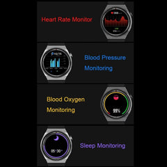 Montre de sport étanche ST5 MAX 1,45 pouces avec enregistrement intelligent et diffusion vocale