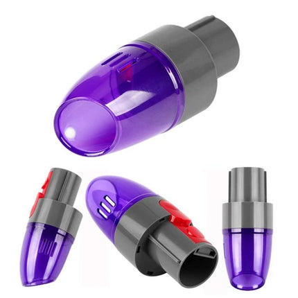 Dyson Compatible Vacuum Suction Brush Head for Home Cleaning - purple compact crevice brush head compatible with V7 V8 V10 V11 V12 V15