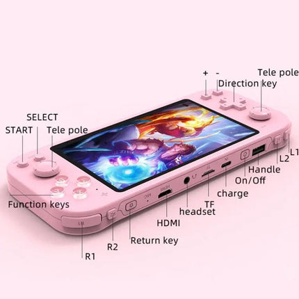 Portable Handheld Game Console for Retro Gaming Fun