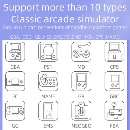 Portable Handheld Game Console for Retro Gaming Fun