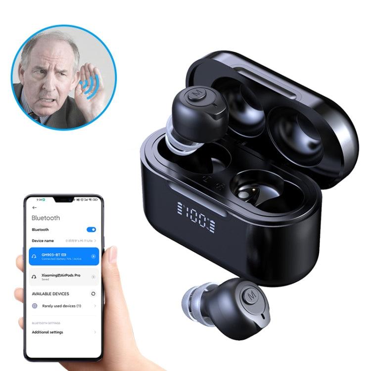 GM-903 Bluetooth Dual Host Aides auditives numériques Écran LCD Amplificateur de son pour personnes âgées