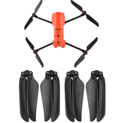 Autel EVO II Replacement Propeller Blades for Drone Use – set of 4 black spare blades shown with orange EVO II drone
