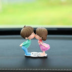 Blue Purple Kiss Couple