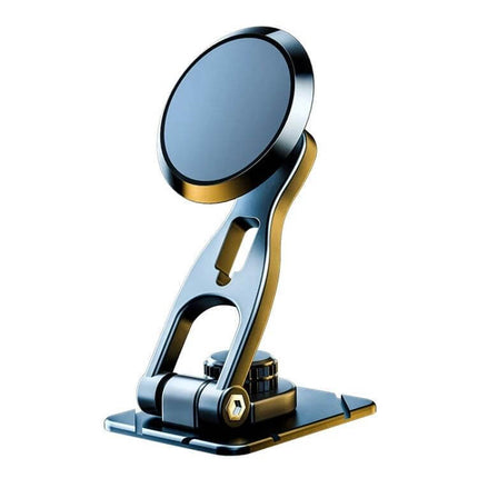 D29 Metal Car Phone Holder Foldable For Dashboard Use - compact metal alloy magnetic mount for hidden dashboard placement