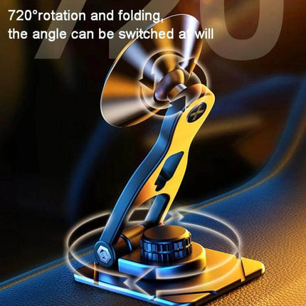 D29 Metal Car Phone Holder Foldable For Dashboard Use - foldable metal alloy mount with 720° rotation for secure dashboard phone placement