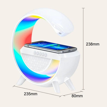 Ambient Light Speaker With LED For Bedside Relaxation compact Bluetooth speaker with color LED mood lighting