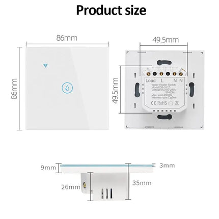 EU Standard Smart Plug with Voice Control for Home Devices