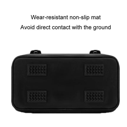 Baona Storage Bag for Dyson Vacuum Cleaner Accessories - black wear-resistant non-slip mat base, durable Oxford cloth and PU travel organizer