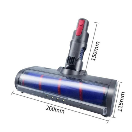 Dyson Compatible Soft Velvet Floor Brush for Vacuum Cleaning – soft velvet roller head 260mm for hard floors, compatible with V7 V8 V10 V11