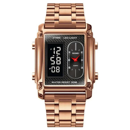 SKMEI Square Men's Watch for Everyday and Water Activities | Syndmart