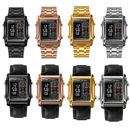 SKMEI Square Men's Watch for Everyday and Water Activities | Syndmart