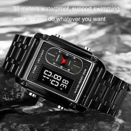 SKMEI Square Men's Watch for Everyday and Water Activities | Syndmart
