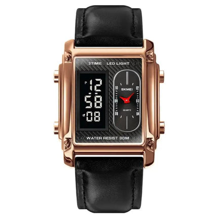 SKMEI Square Men's Watch for Everyday and Water Activities | Syndmart