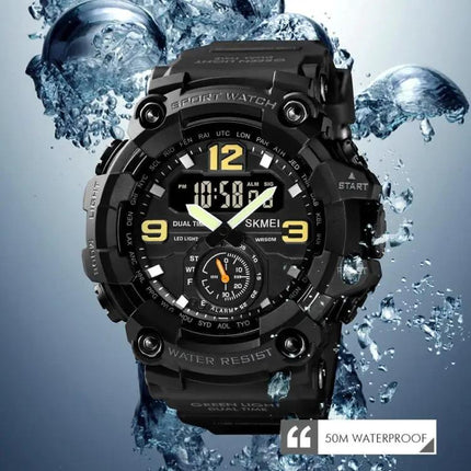 SKMEI Durable Men's Outdoor Shockproof Digital Sports Watch | Syndmart