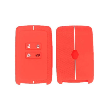 Silicone Key Cover Honeycomb 2 Pack Protects Keys For Daily Use - red Renault Koleos Megane key fob silicone honeycomb grip 2-pack