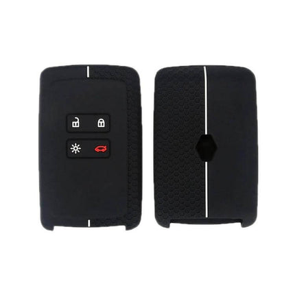 Silicone Key Cover Honeycomb 2 Pack Protects Keys For Daily Use - black honeycomb textured Renault Koleos Megane key fob covers