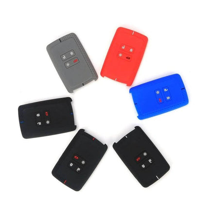 Silicone Key Cover Honeycomb 2 Pack Protects Keys For Daily Use - Renault Megane Koleos silicone key fob covers in assorted colors
