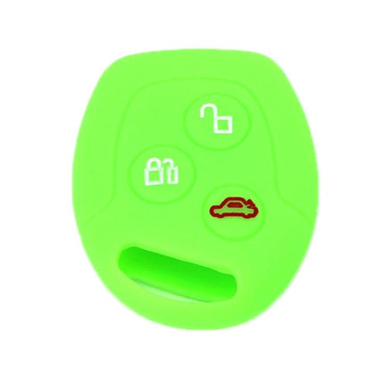 Ford Transit/Focus Silicone Key Protector 2-Pack For Everyday Use - neon green silicone cover for Ford key fob, protects buttons and prevents scratches