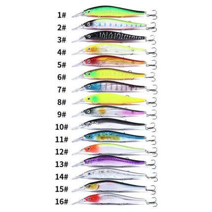 Floating Minnow Lure for Sea Fishing, 13.5 cm Lightweight