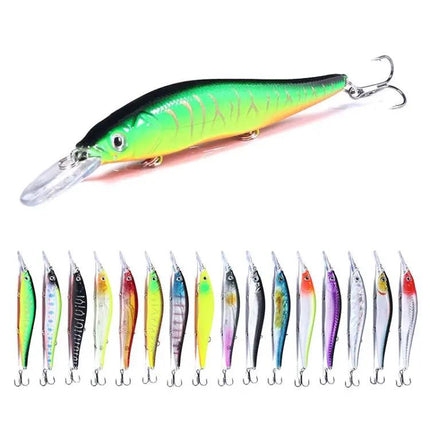 Floating Minnow Lure for Sea Fishing, 13.5 cm Lightweight