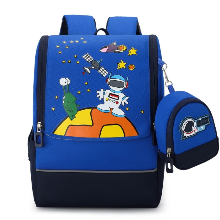 Mochila de anime con temática de dibujos animados para niños de primaria