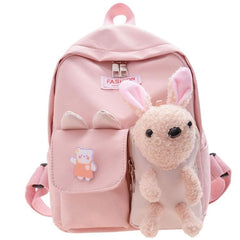 Charming Rabbit-Themed Kids Backpack - Perfect for Learning and Play