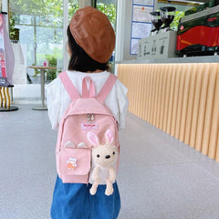 Charming Rabbit-Themed Kids Backpack - Perfect for Learning and Play