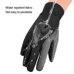 Guantes de ciclismo impermeables con pantalla táctil y agarre antideslizante para deportes al aire libre