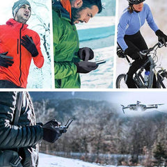 Waterproof Touchscreen Cycling Gloves with Anti-Slip Grip for Outdoor Sports