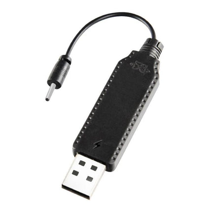 Charging Cable for Battery-Operated Toys and Home Appliances with Protection - USB to 2.0 straight 3.7V battery charger, compact protective cable