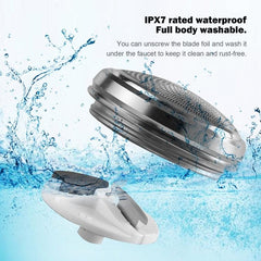 Compact USB Rechargeable Waterproof Electric Shaver for On-the-Go Grooming