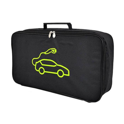 Electric Car Fireproof Charger Storage Bag for Cords - black waterproof fireproof trunk organizer with handle