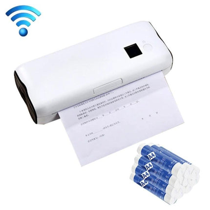 Bluetooth Portable Thermal Printer for Mobile Printing producing clear inkless A4 receipts from a phone for students and fieldwork