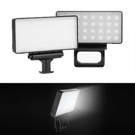Compact Light for Outdoor Photography and Live Streaming - portable LED panel on camera/hand grip for vloggers and sunset shoots