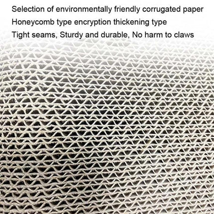 Versatile Organ-Shaped Scratching Board for Cats at Home corrugated paper honeycomb texture, sturdy and gentle on paws
