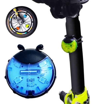 Ladybug Wheel Light For Kids Bike Smart Red Night Safety | Syndmart