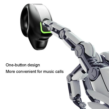 GD28 IPX4 Waterproof Single-ear Lightweight Clip Ear Bluetooth Earphone, GD28 Single Black, GD28 Single White - lightweight clip design