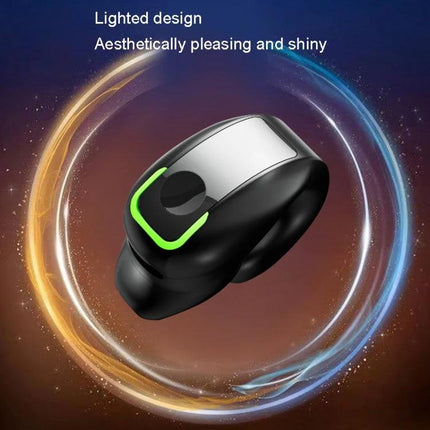 GD28 IPX4 Waterproof Single-ear Lightweight Clip Ear Bluetooth Earphone, GD28 Single Black, GD28 Single White lightweight single black earclip