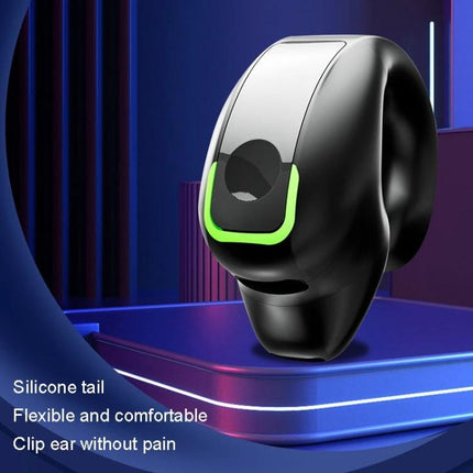 GD28 IPX4 Waterproof Single-ear Lightweight Clip Ear Bluetooth Earphone, GD28 Single Black, GD28 Single White - lightweight clip design