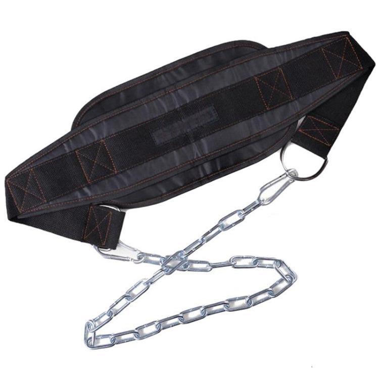 Enhanced Fitness Weight Belt with Durable Iron Chain