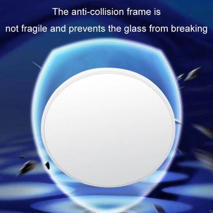 Car Rearview Mirror for Blind Spot Assistance in Black, White, Silver - durable ABS anti-collision frame attaches to mirror to improve blind spot visibility