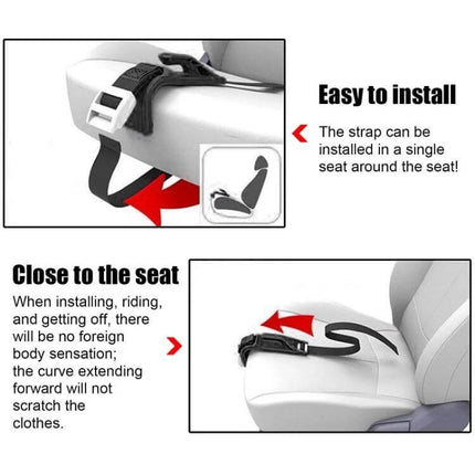 Pregnant Car Seat Belt Protector For Belly Comfort - easy to install ABS frame with strap sits close to seat for reduced abdominal pressure