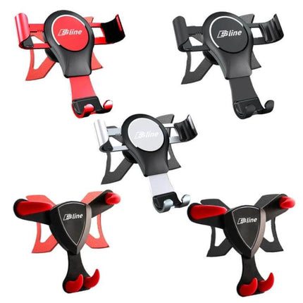 Audi Magnetic Car Phone Holder For Easy One Hand Use - aluminum alloy PC dashboard air outlet mount, black red white color options, 50g