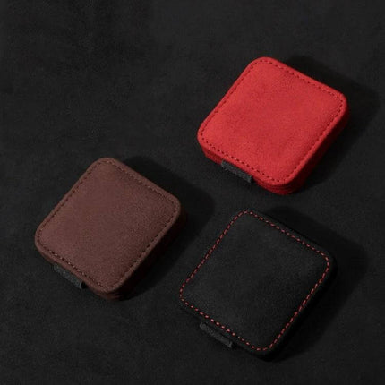 Car Seat Belt Limiter Elastic Adjuster Magnetic Fixation suede compact square magnetic belt adjusters in red brown and black