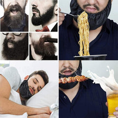 Beard Protection Apron for Men - Stain and Oil Resistant Pouch