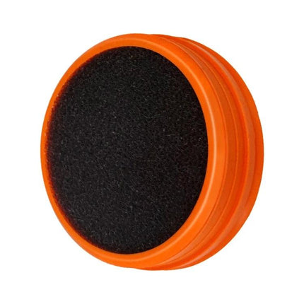 Washable Replacement Filter for Philips Vacuum Cleaners - round orange washable filter cartridge captures dust, pollen and protects motor, reusable