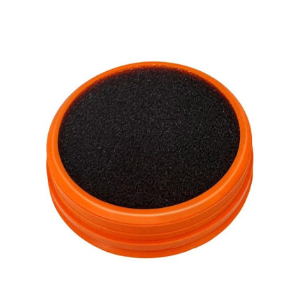 Washable Replacement Filter for Philips Vacuum Cleaners orange round washable filter capturing dust and protecting motor