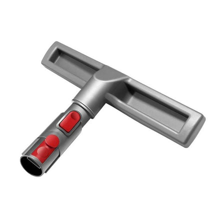 Replacement Soft Velvet Brush for Dyson V7, V8, V10 and V11 Vacuums - gray soft velvet floor and furniture cleaning head with red release buttons