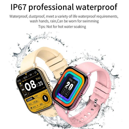 A Versatile Smart Watch for Daily Health and Activity Tracking - two waterproof smartwatches showing step, heart rate, and sleep data